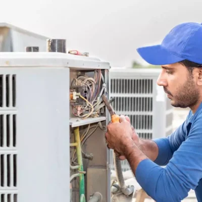 professional-ac-repair-technician-working-on-a-unit